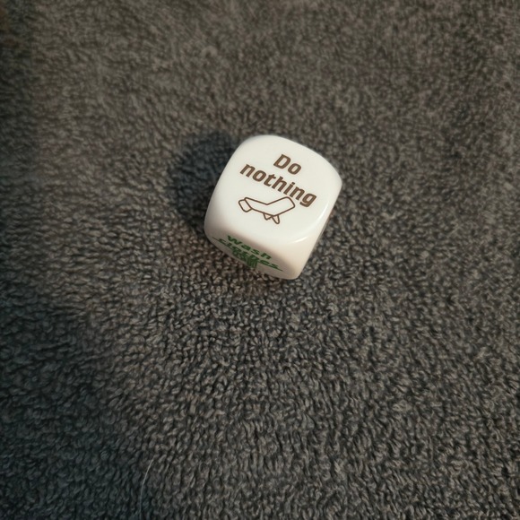 Other - Novelty Small Chore Die Unisex White Fun Task Decision Maker Gag Gift